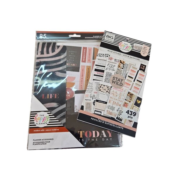 The Happy Planner Sticker And Accessory Set Modern Wild Theme For Planners - Picture 1 of 16